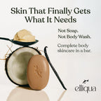 Elliqua No.2 Cocoa Butter Deep Moisturizing Body Bar, 3.5oz - 1-Pack