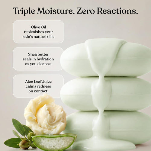 Elliqua No. 3 Soothing Body Skincare Bar - Aloe Vera & Kaolin Clay, 3.5oz